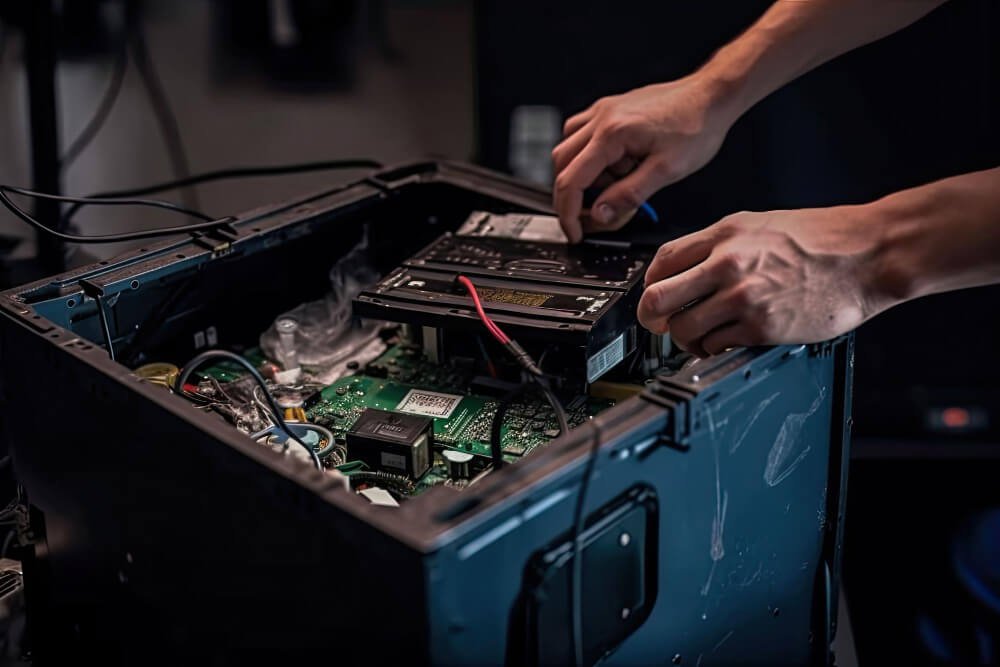 A person Repairing a PC